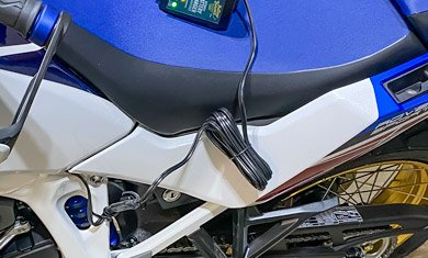 Hooking up a battery charger wire