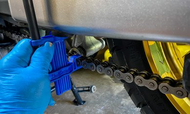 2022 Honda Africa Twin chain adjustment